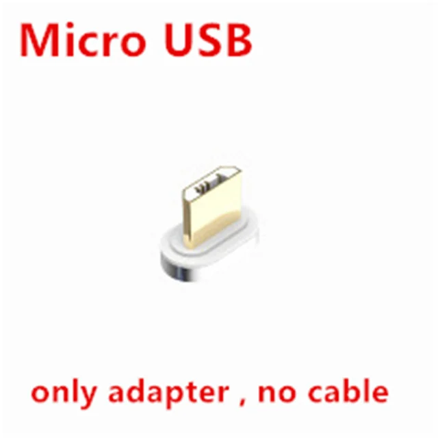 Micro USB Adapter Магнитный usb-кабель CatXaa с разъемом type-C, магнитный usb-кабель для передачи данных 3 А, адаптер для быстрой зарядки для huawei samsung, Дополнительный внешний аккумулятор - Цвет: Micro USB Adapter