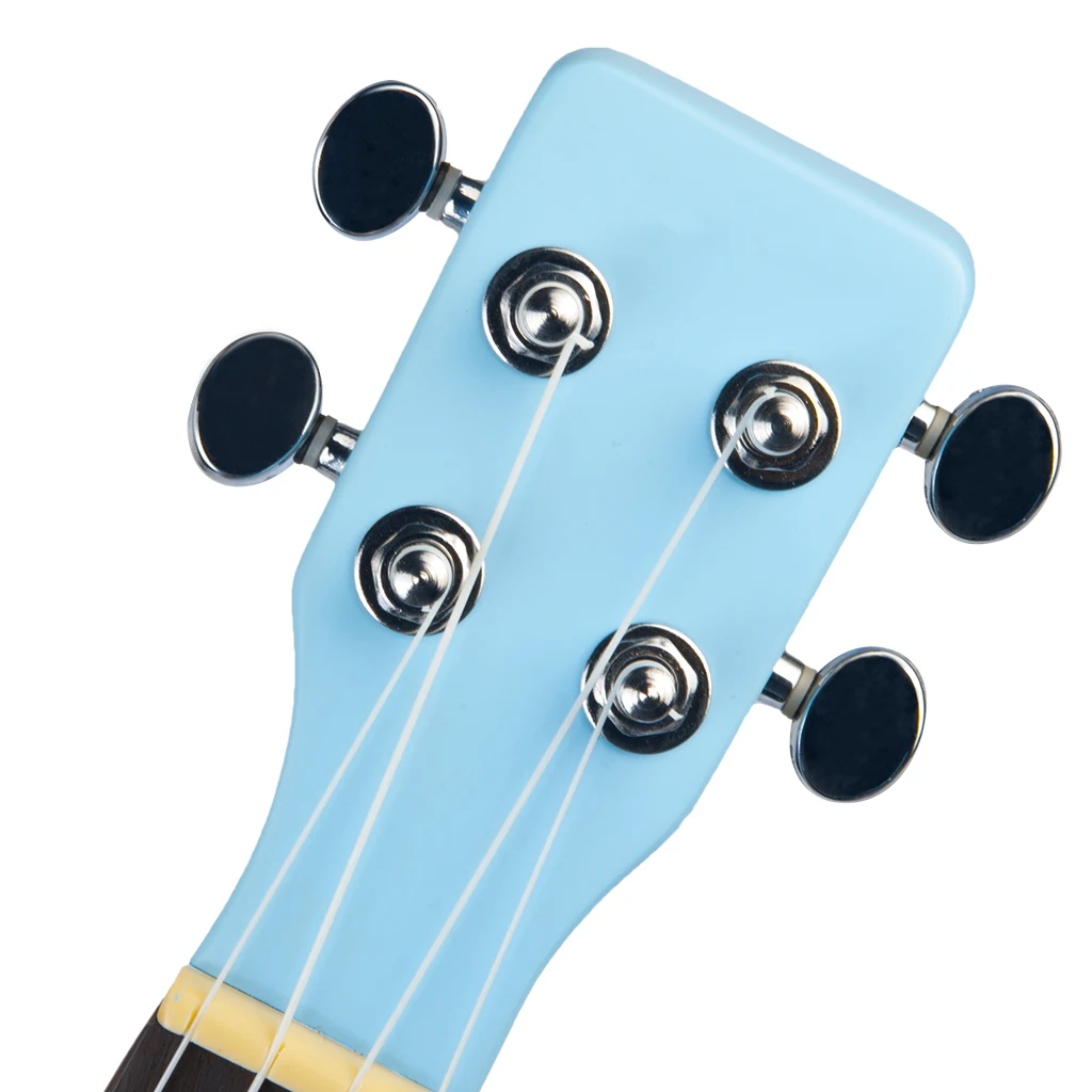 Укулеле синее электрическое бесшумное 23 дюйма|Укулеле| |