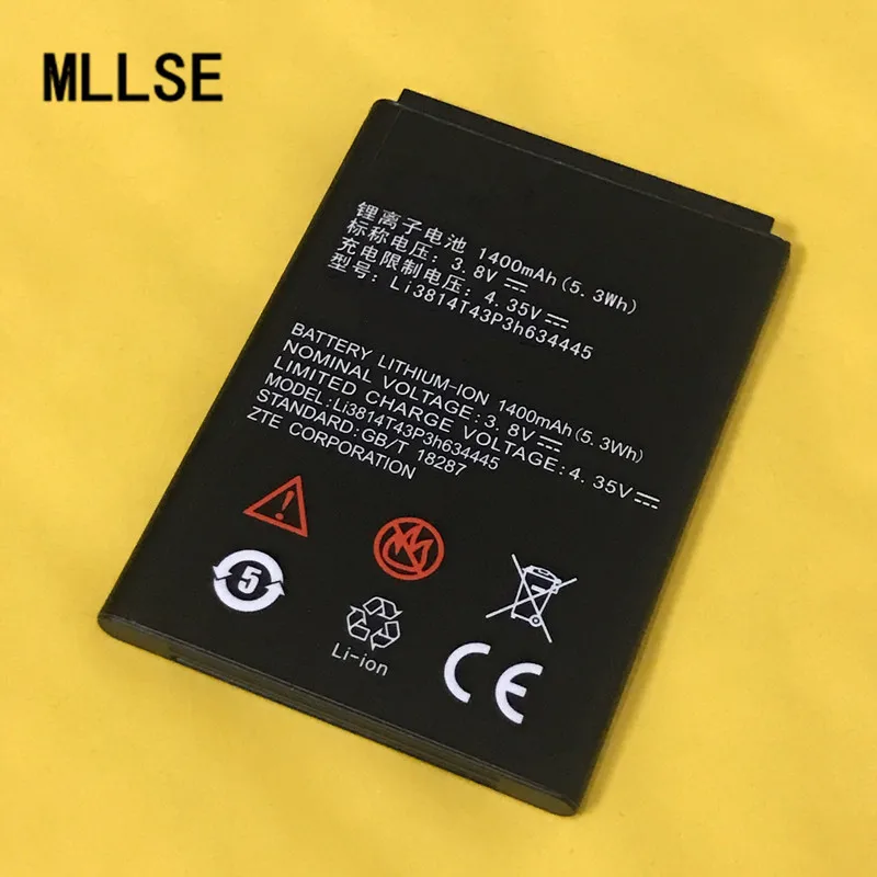 MLLSE 1400 мАч черный Li3814T43P3h634445 Аккумулятор для ZTE Blade A112 L110 V815W мобильный телефон
