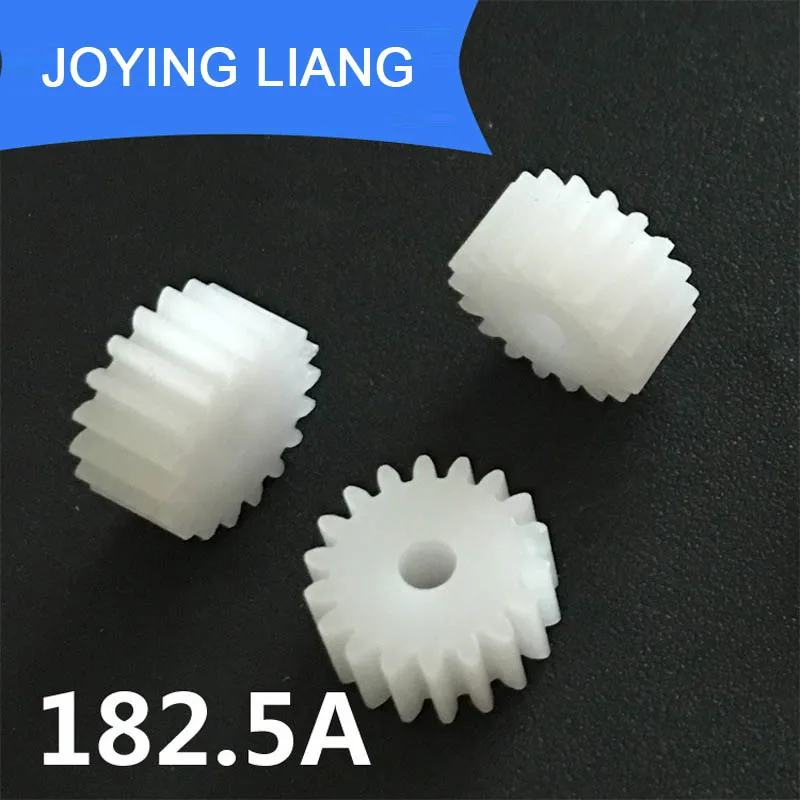

182.5A 0.5M Gear Wheels 18 Teeth 2.5mm Shaft Tight Pom Plastic Pinion DIY Toy Model Gear (5000pcs/lot)