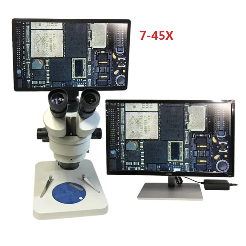 3.5X 7X 45X 90X зум Тринокулярный Стерео микроскоп + 5MP полный HDMI 10 1 дюймов цифровой