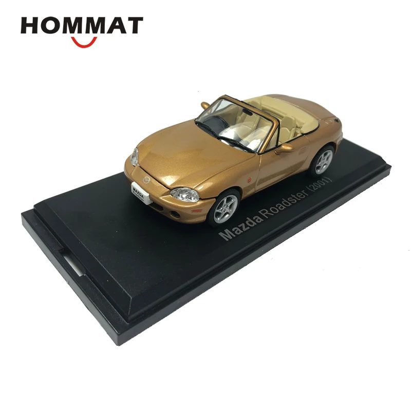 Hommate 1/43 2001 Mazda Roadster Cabriolet модель автомобиля сплав металла 1:43 литые игрушечные