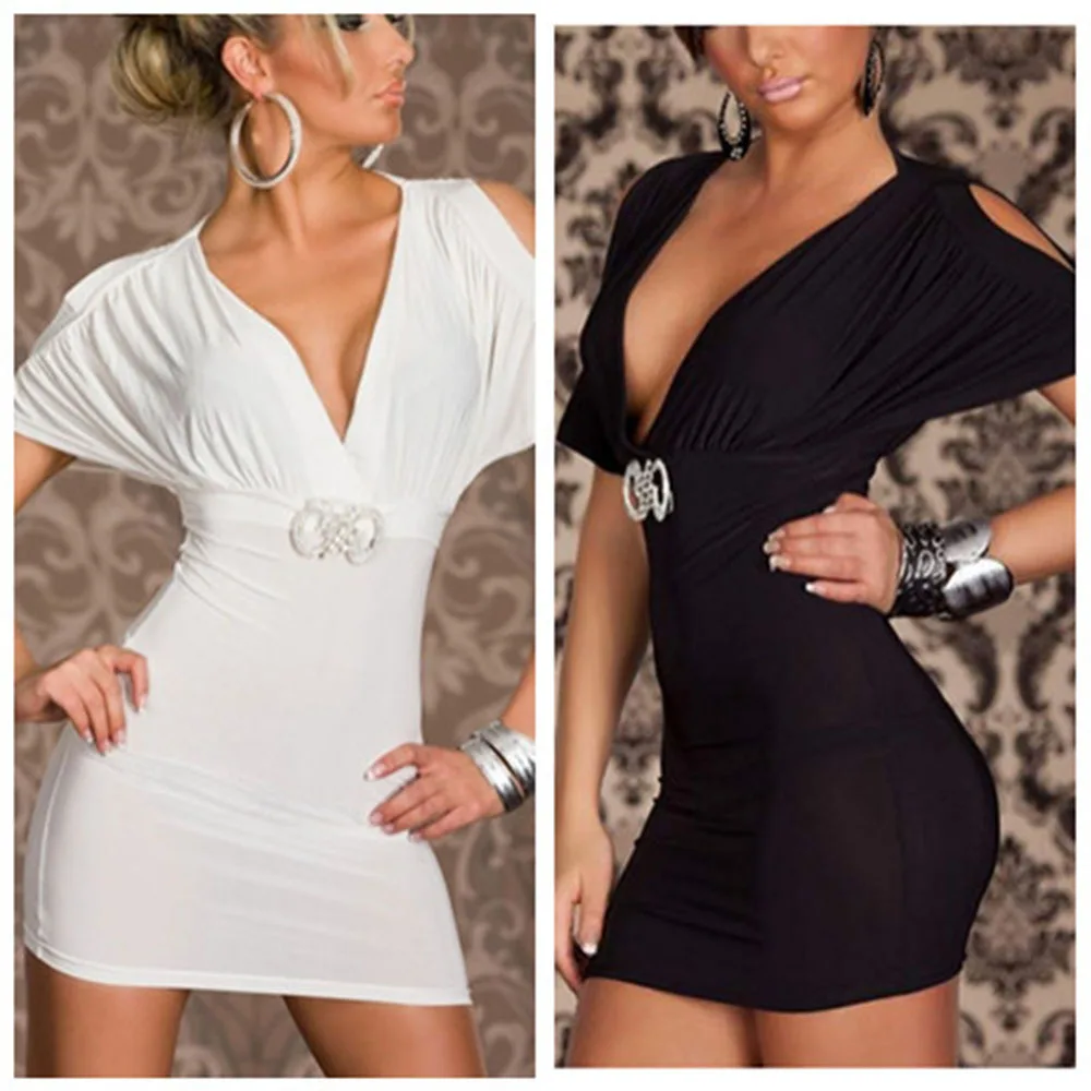 Сексуальное платье с пуговицами на талии сексуальное для ночного клуба без