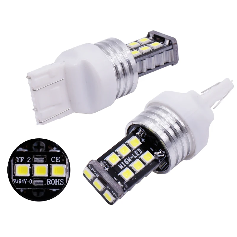Светодиодный сигнал поворота RXZ 2 шт. T20 W21/5 Вт 7443 7440 W21W 2835 15SMD 7444NA задние стоп