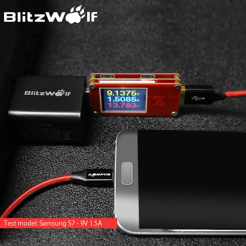 BlitzWolf, Micro USB кабель, Android, кабель для передачи данных, 0,9 A, кабели для мобильных телефонов, зарядный кабель для телефонов, 1,8 м, 2,5 м, М, для смартфонов samsung