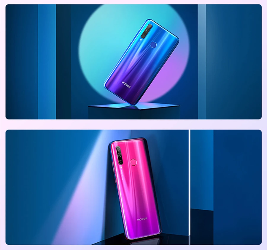 Global Rom Honor 20i Honor 20 lite мобильный телефон 6,21 дюймов Hisilicon Kirin 7 Восьмиядерный Android 9,0 отпечаток лица ID