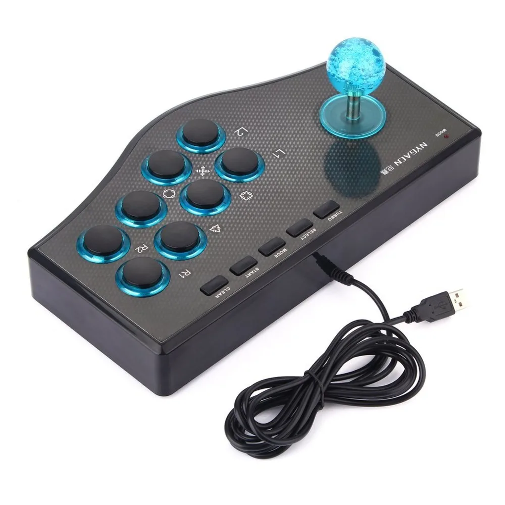 3 In 1 USB Wired Game Controller Arcade Fighting Joystick Stick For PS3 Computer PC Gamepad Engineering Design Gaming Console |