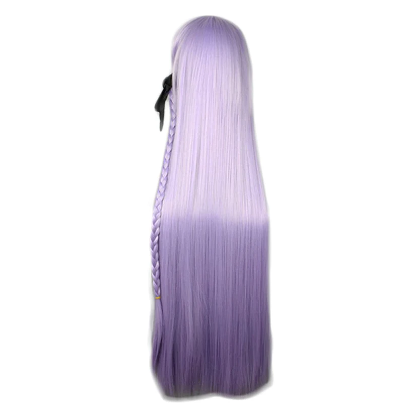 Danganronpa Dangan Ronpa Kirigiri kiuko полный комплект Косплей Костюм Униформа куртка+ рубашка+ юбка+ галстук+ перчатки фиолетовый парик