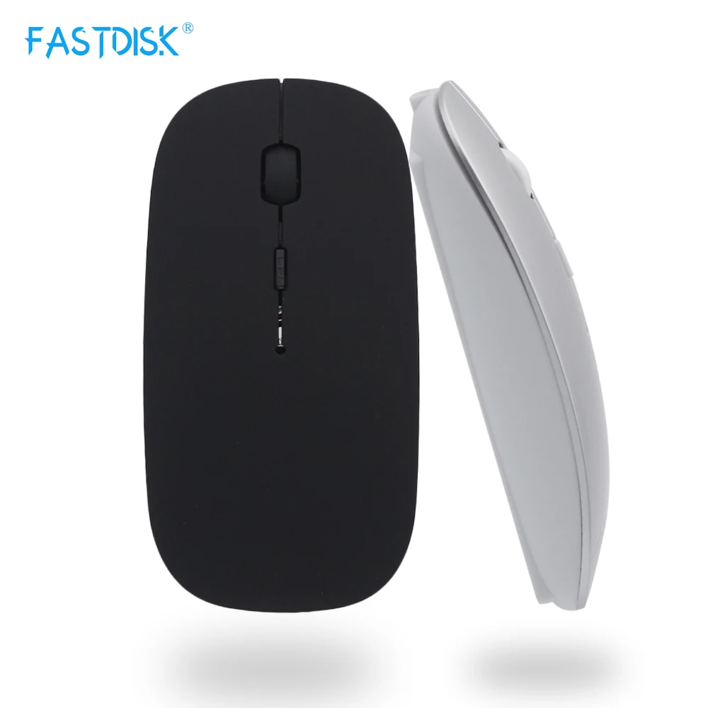 FASTDISK перезаряжаемая Беспроводная bluetooth мышка ультра тонкая Бесшумная оптическая