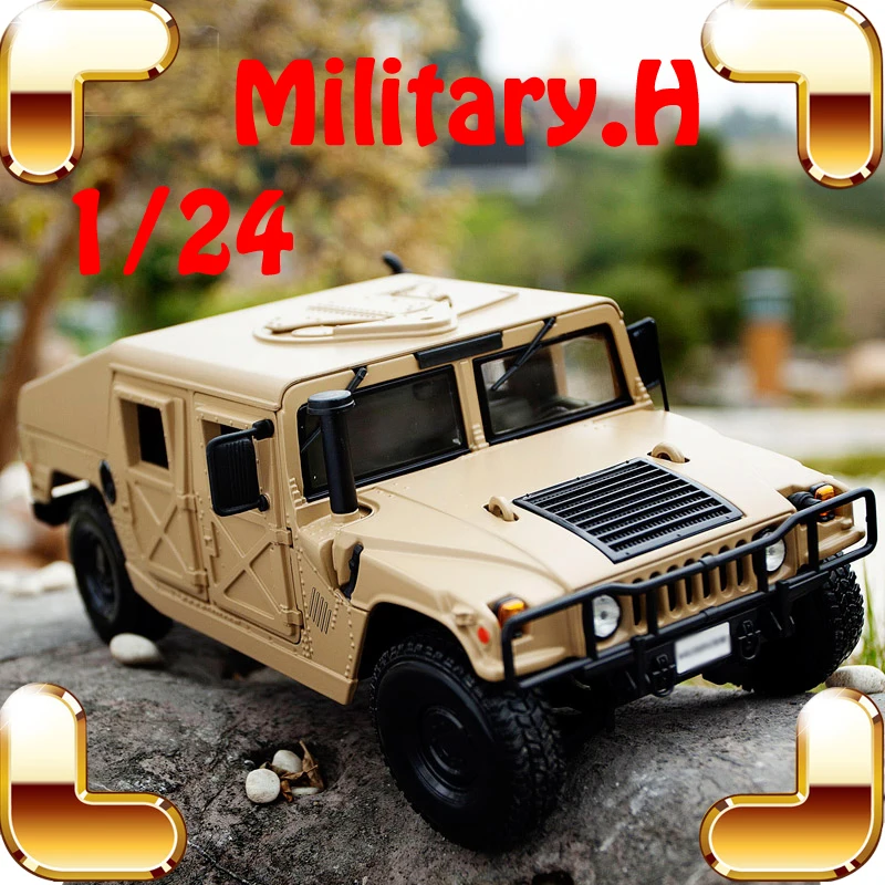 Рождественский подарок военный грузовик 1/18 модель металлический автомобиль большая коллекция автомобиля литые под давлением игрушечные джипы украшения статический подарок