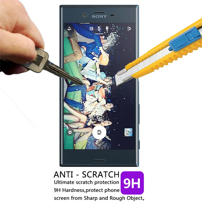 3D изогнутый Полноэкранный протектор из закаленного стекла для Sony Xperia XZ1 Compact XZ