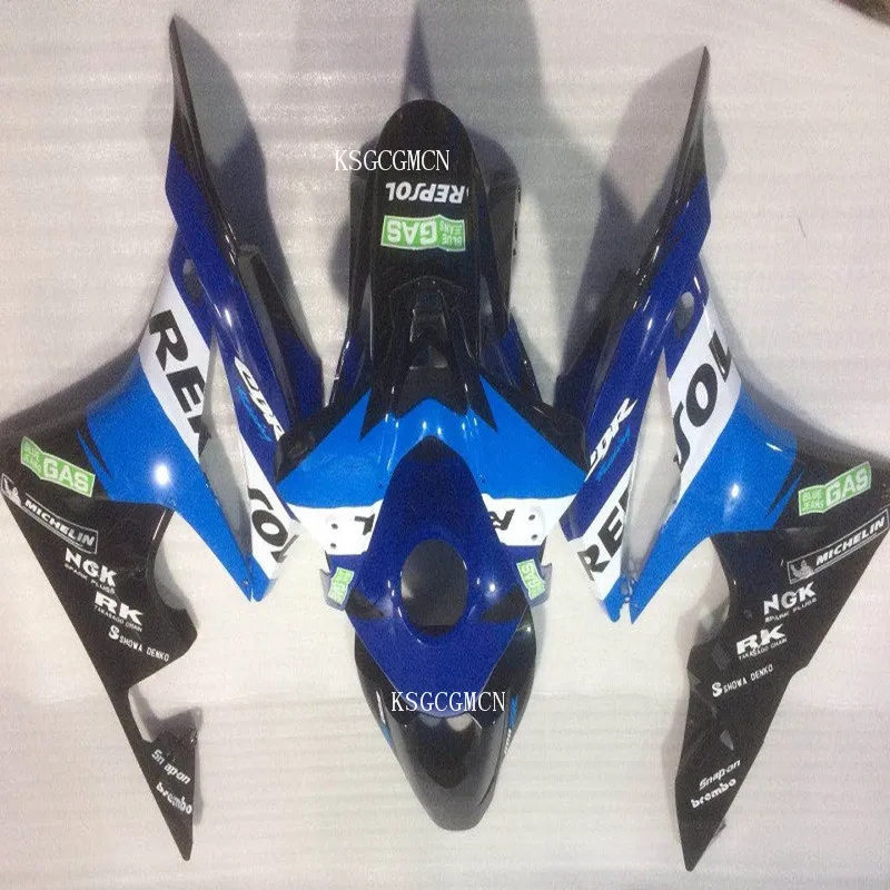 Комплект обтекателей высокого литья под давлением для Honda CBR600 RR 07 08 все синие и