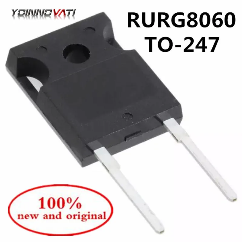 RURG8060 TO 247 быстрое восстановление выпрямительного диода 600V 80A 100% новый и