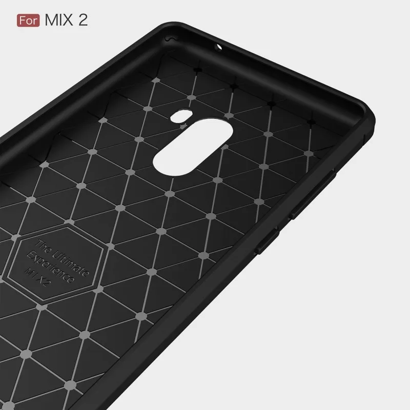 Для Xiaomi mi x 2 S Чехол s случаях из углеродного волокна Мягкий силиконовый чехол для