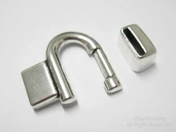 

Horseshoe Hook clasp 10x2mm U tip shape Flat slider clasp FH15