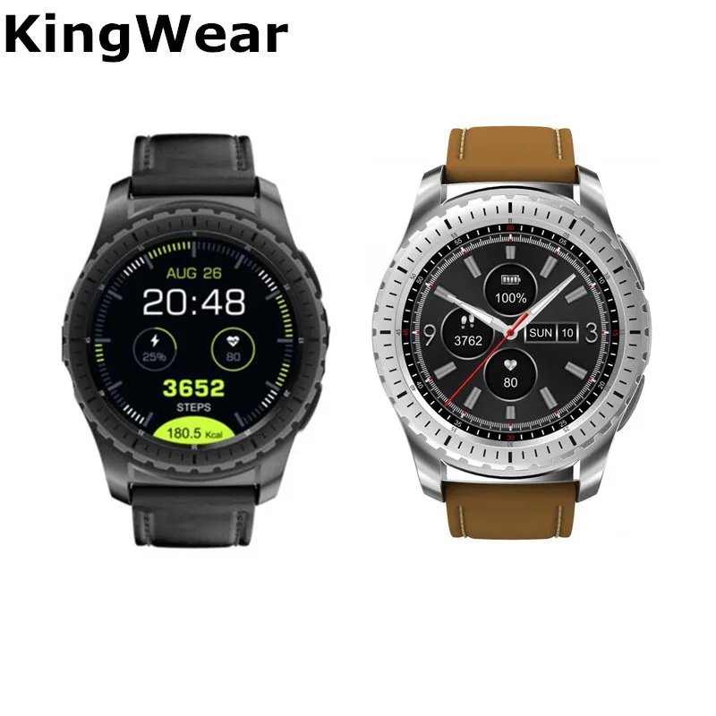 Смарт часы KingWear KW28 1 3 дюйма умные с напоминанием о малоподвижности пульсометром