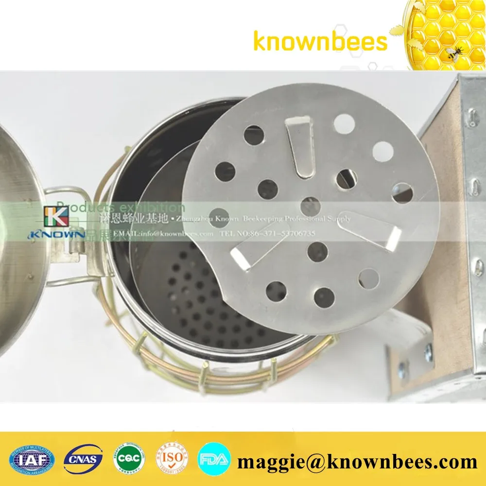 Используется для пчеловодства Европейский коптильщик из нержавеющей стали с