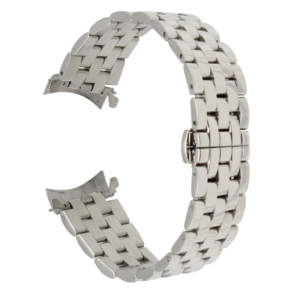 

18mm 20mm 22mm 24mm Stainless Steel Watch Band for Casio BEM 302 307 501 506 517 EF MTP Butterfly Buckle Strap Wrist Bracelet