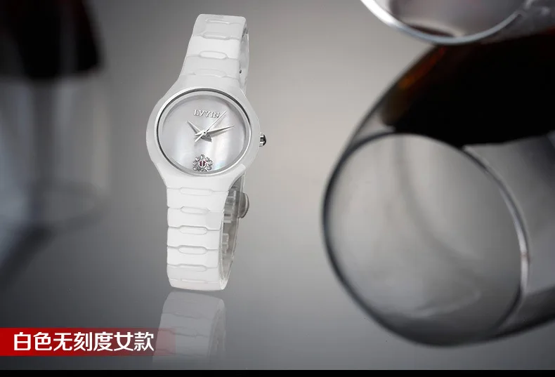 luxury women man wristwatch ceramic woman mens watches lvyin brand ladies men's watches 200m waterproof Swim quartz male clocks