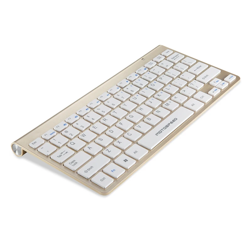 Новый Motospeed ультра тонкий 2 4G Беспроводная клавиатура мышь комбо для IPAD MAC ноутбук