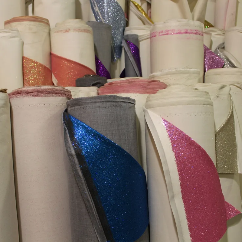 

1 roll(40 yards) Synthetic PU glitter fabric decorative leather material