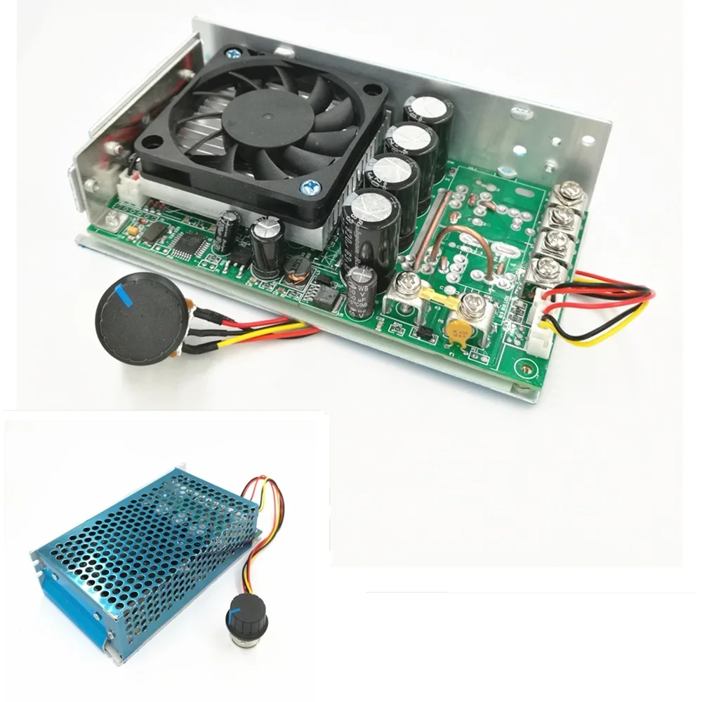 10 30V 80A 2400W PWM DC Регулируемая скорость двигателя регулятор скорости постоянного