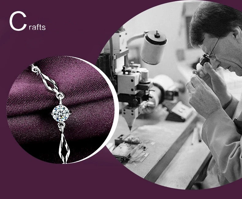 Женский браслет из серебра 925 пробы с аметистом | Украшения и аксессуары