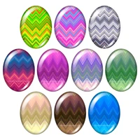 new gradient colors patterns 13x18mm18x25mm30x40mm mixed oval photo glass cabochon demo flat back jewelry findings tb0004