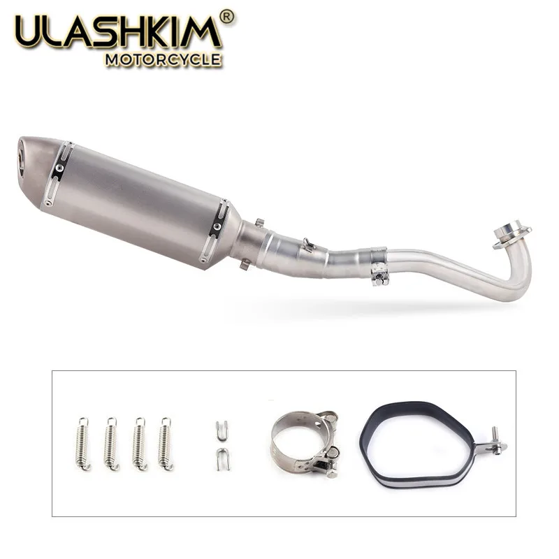 same photo Motorcycle Full System Exhaust Muffler Escape Middle Link Pipe Slip On For yamaha XMAX300 XMAX250 XMAX400 - Цвет: same photo