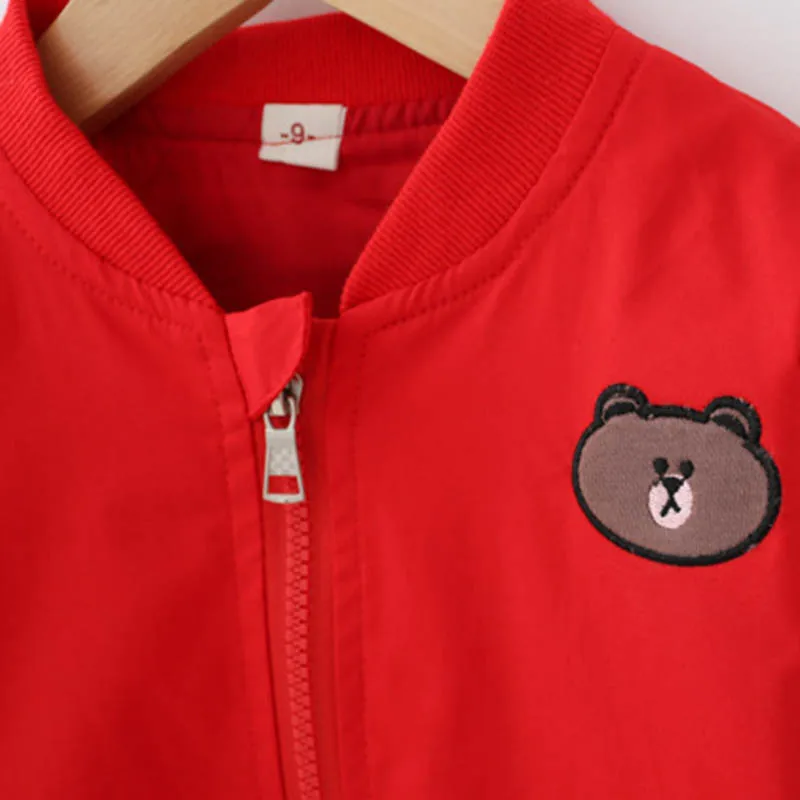 2017 New Spring Autumn Baby Girls Jacket Children Cartoon Windproof Coat Outerwear Enfant Fashion Long Sleeve Clothing | Детская одежда