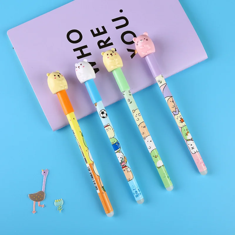 1 шт. милая гелевая ручка Sumikko Gurashi с синими чернилами авторучка Escolar Papelaria школьные