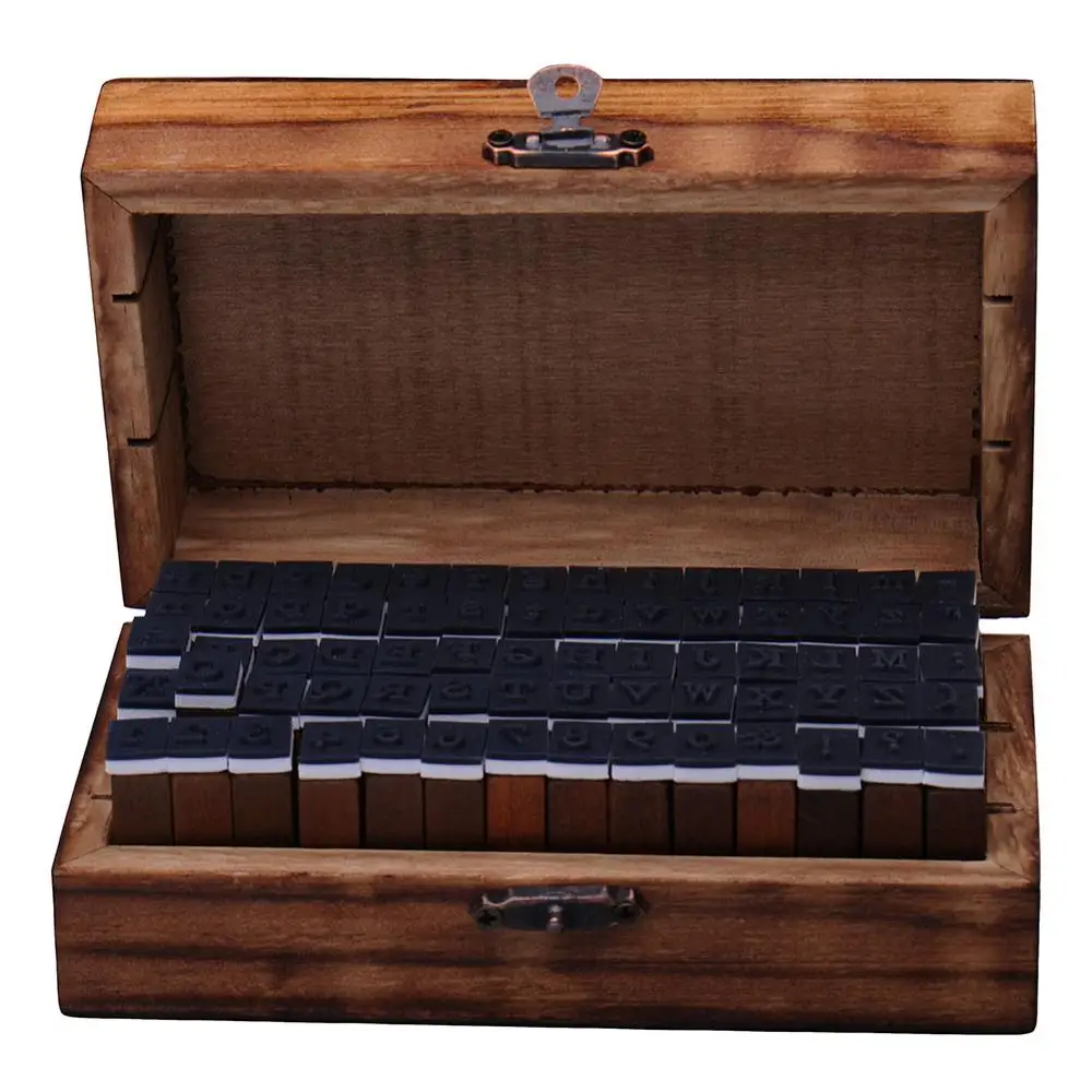 Оптовая продажа горячая Распродажа 30 шт./компл. деревянные штампы с буквами