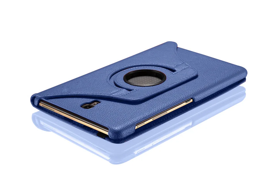 Blue SM-T700 T705 чехол для планшета для samsung Galaxy Tab S 8,4 дюймов T700 T705 360 Вращающийся флип-чехол из искусственной кожи smart cover Funda Capa - Color: Blue