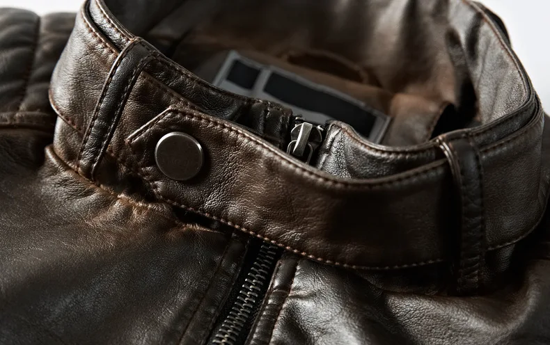 Rongge мужская куртка из искусственной кожи зимнее пальто мужские куртки-бомберы