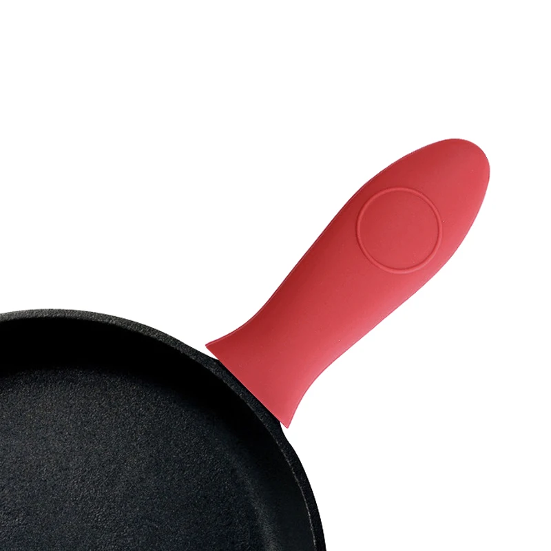 1 Set Silicone Hot Handle Holder Non Slip for Cast Iron Skillet Frying Pans Griddle DC156 | Дом и сад
