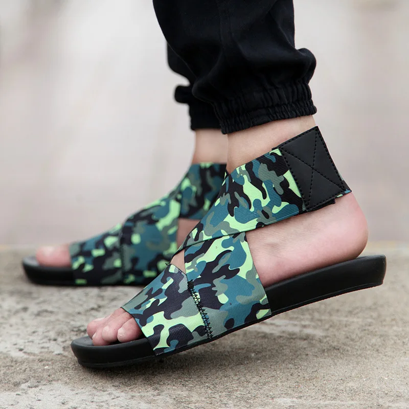 2018 Rome Style Beach Sandals Men Outdoor Sport Summer Shoes for Adult Black | Спорт и развлечения