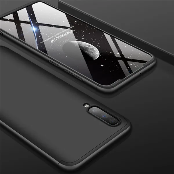 Черный Чехол для samsung Galaxy A70, индивидуальная простроченная защита+ ультратонкая защитная задняя крышка для телефона, чехол для Galaxy A 70 - Цвет: Черный