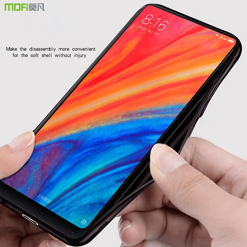 For Xiaomi Mi 8 Case Cover MOFi SE Back Fabrics Explorer Soft Edge Full Business | Мобильные телефоны и аксессуары