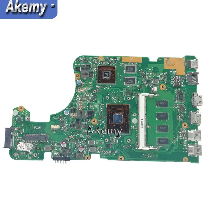 AK с A10-8700P 4 Гб RAM X555DG материнская плата для ноутбука For Asus X555Y X555YI X555D тест