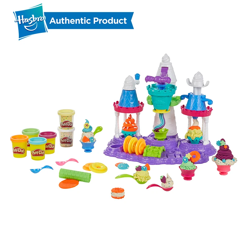 Hasbro Play-Doh кухня творения мороженое замок вечерние Play Doh поставки слаймов Веселая фабрика глина детские игрушки
