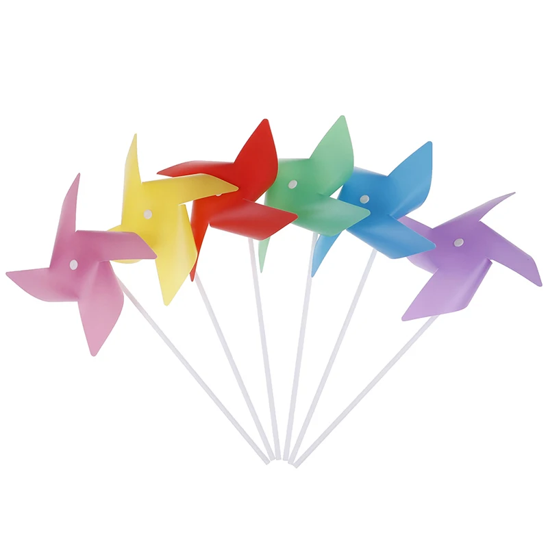 10 шт./лот самостоятельная сборка ветряная мельница детская игрушка домашний сад