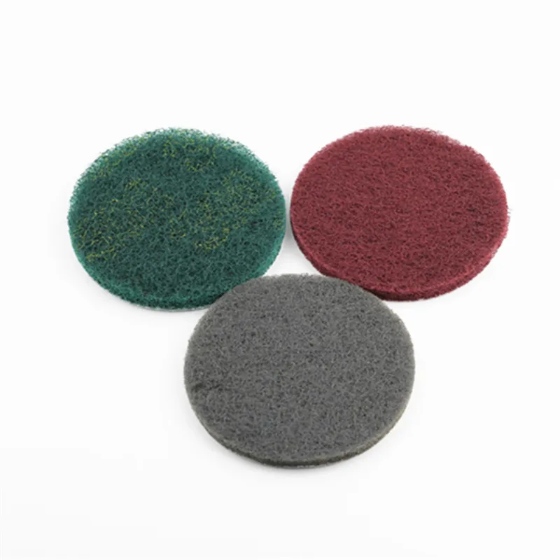 125mm Brushed Scouring Pad Industrial Buffing Pad Metal Polishing  Cleaning Scouring Pad