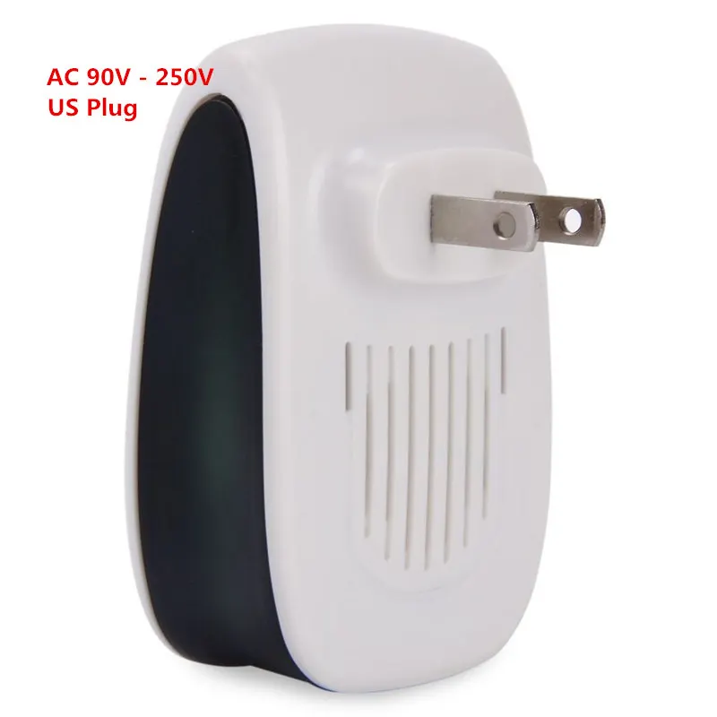 US Plug Ультразвуковая волна комаров убийца ловушка для насекомых тараканов мышь насекомые амбарные вредители Магнитный Отпугиватель дома открытый Campping Путешествия Портативный - Цвет: US Plug
