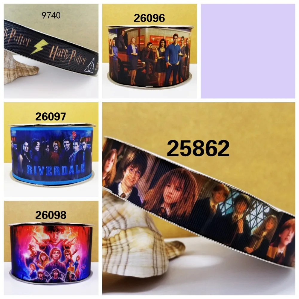 50 двор мультфильм печатных grosgrain ленты 26098