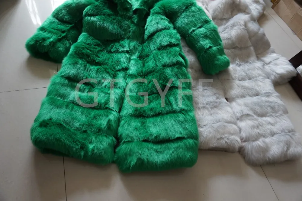 GTGYFF зимнее теплое пальто с капюшоном из искусственного меха верхняя одежда для