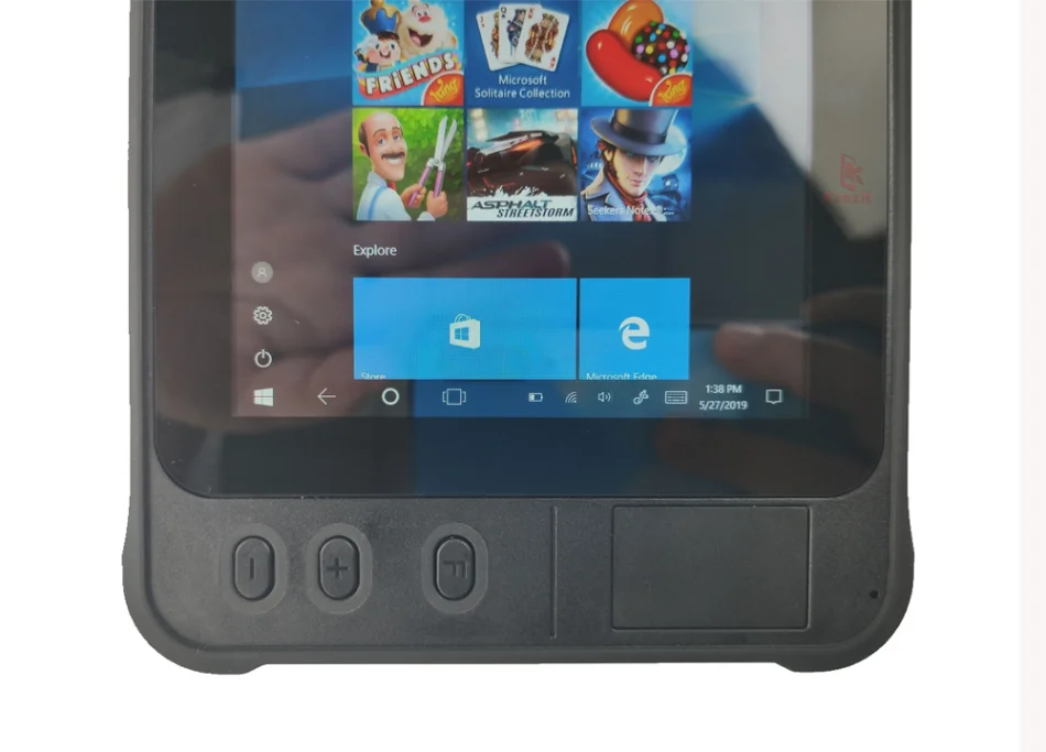 Китай K75 считыватель штрих-кодов 2D Windows ручной POS терминал планшет мобильный портативный беспроводной сканер цифровой КПК с блокировкой по отпечатку пальца