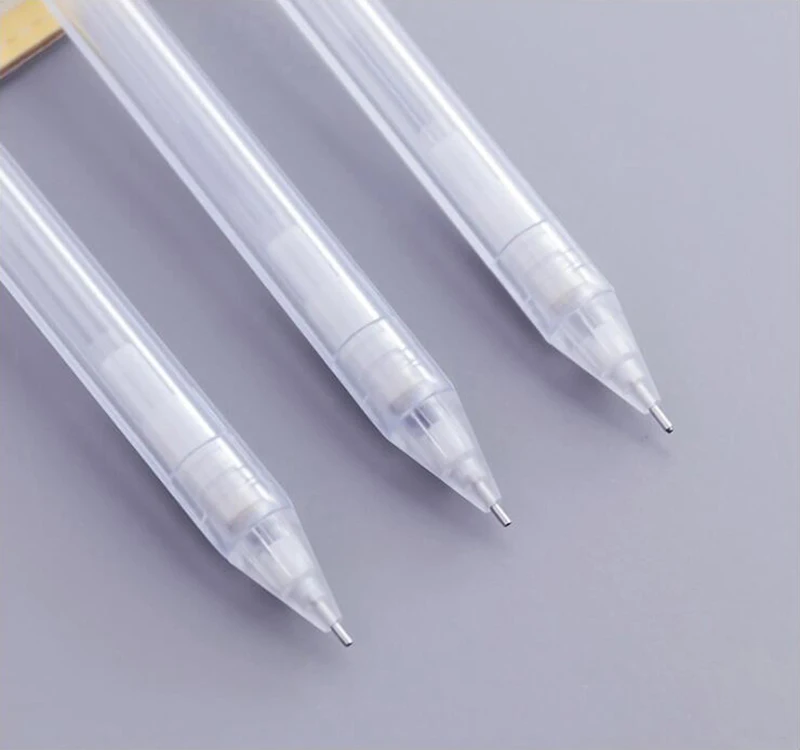1 шт. пластиковые прозрачные матовые пресс-карандаши DIY офисные канцелярские и студенческие принадлежности мягкое написание механический карандаш