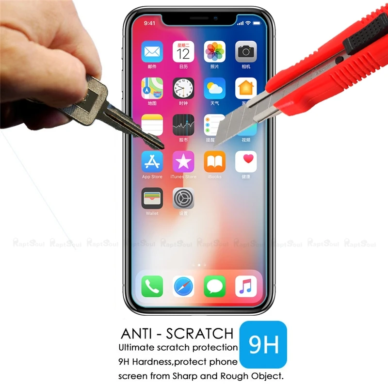 Переднее и заднее закаленное стекло для iPhone 5 5S SE 6 6s 7 8 Plus X XR XS 11 Pro Max Защитная пленка для экрана