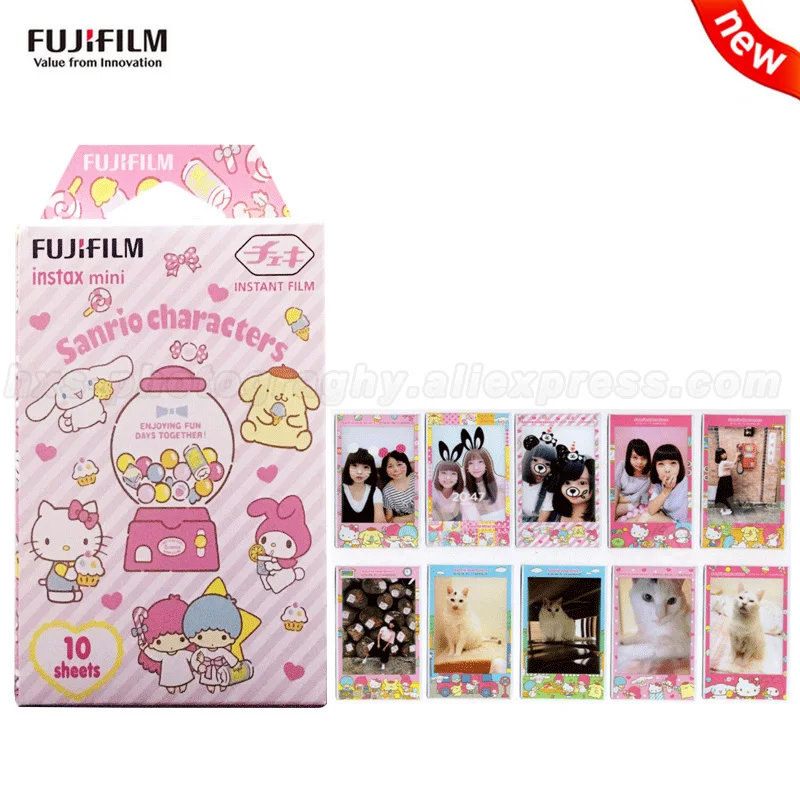 Новая Fujifilm Fuji Instax Mini 9 пленка Sanrio 10 листов для мини 8 7s 70 50s 90 25 мгновенная
