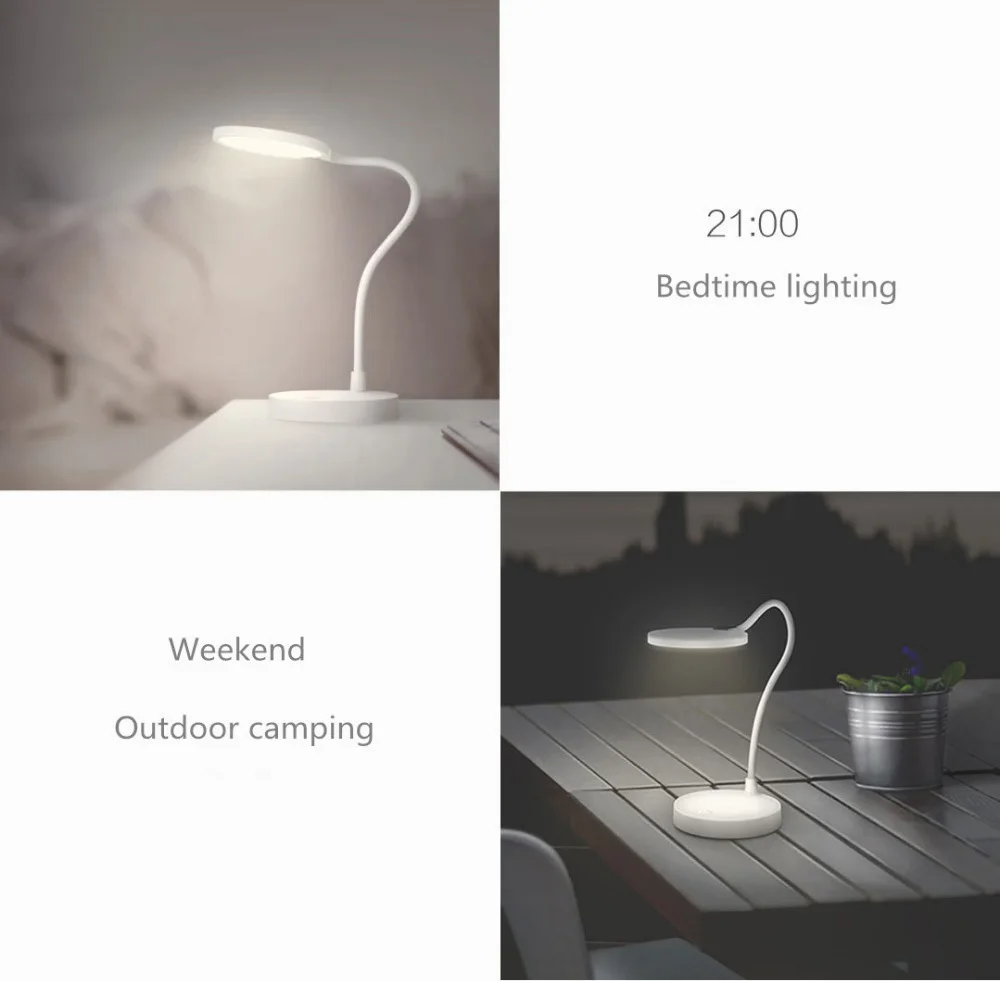 Xiaomi Mijia COOWOO интеллигентая(ый) светодиодный настольная лампа с светильник Сенсор Беспроводной защита глаз светодиодный ночной Светильник для Xiaomi Smart Home
